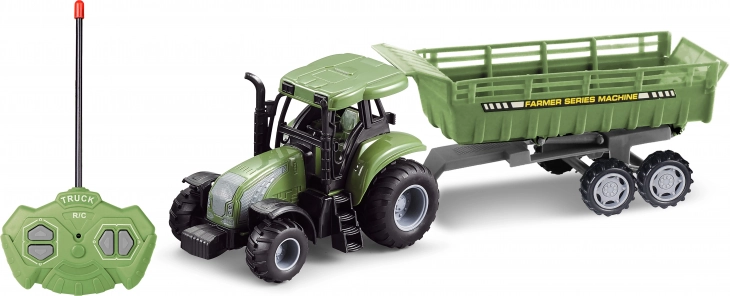 Traktor s prikolico na daljinsko upravljanje 37 cm