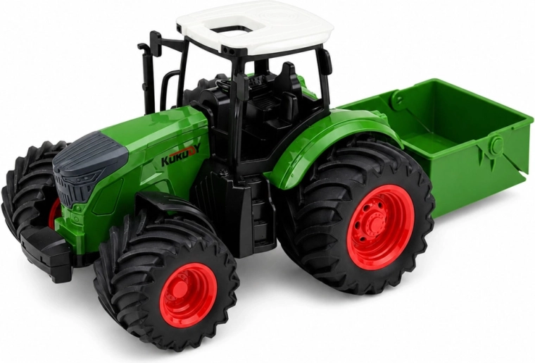 Traktor s priklopnim trosilnikom