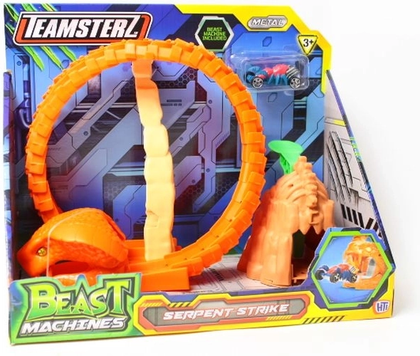 Teamsterz Beast Machines kačja proga Serpent Strike z avtomobilčkom