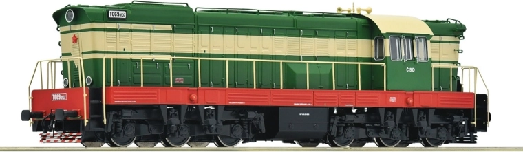 Roco dizelska lokomotiva T 669.0107 ČSD Čmelák digitalna z zvokom