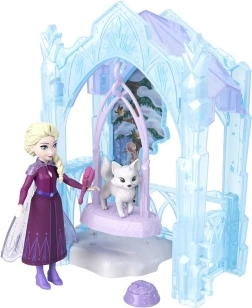 Frozen Majhna lutka Elsa in njeno ledeno skrivališče, igralni komplet