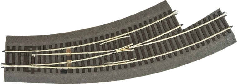 Roco Line ločno kretnico levo s podložjem