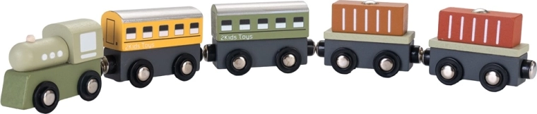 2Kids Toys leseni vlakec 2 v 1