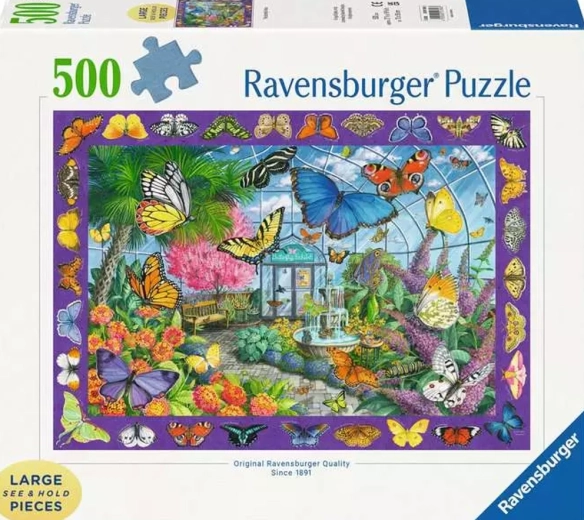 Ravensburger sestavljanka Paviljon metuljev XXL 500 kosov