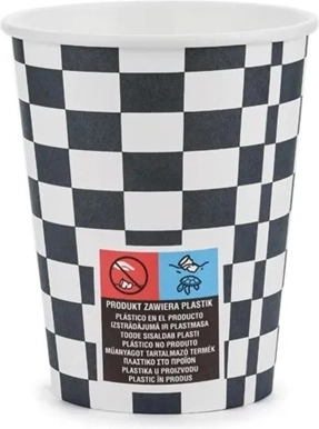 Enkratni party kozarci Szachownica 220 ml – mešanica
