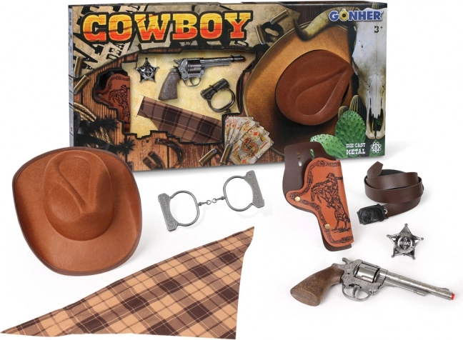 Kavbojski set s klobukom