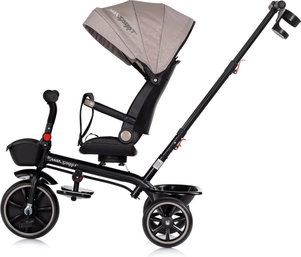 Strešica s sončno zaslonko in priročni shranjevalni košarici