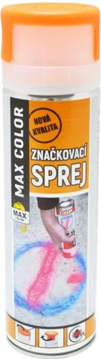 Označevalni sprej MAX COLOR 500 ml – fluorescentno oranžna