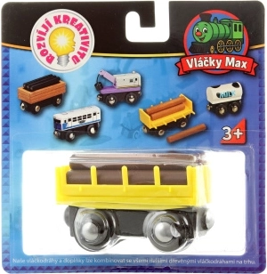Vláčky Max vagon z lesom