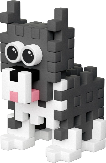 Prisrčen haski iz mini kock