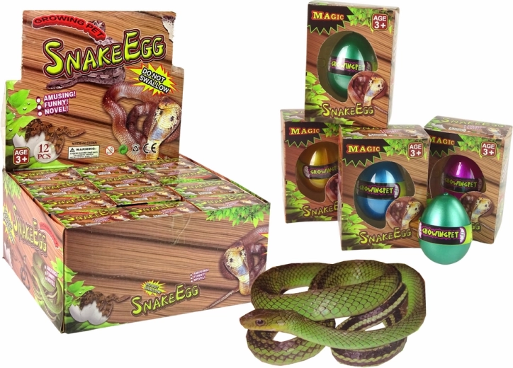 Izkvaljeno rastoče magično jajce kača 6 cm