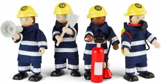 Tidlo lesene gasilske figurice