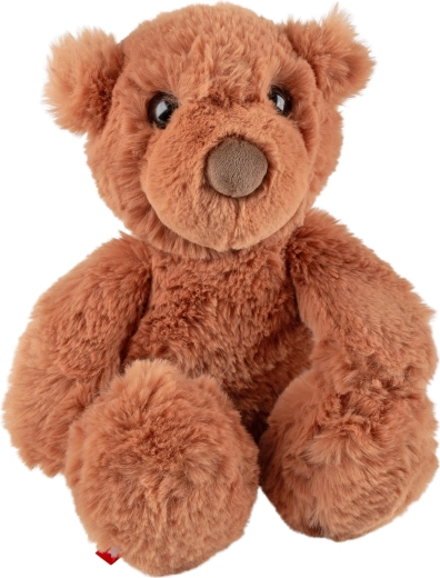 Plišasti medvedek za crkljanje Flauscherie rjav 35 cm Sigikid