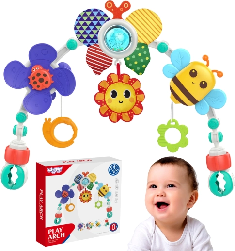 Woopie Baby lok s igračami za posteljico, voziček in avtosedež