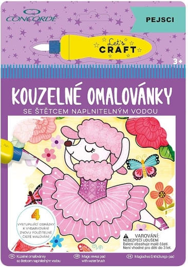 Čarobne pobarvanke CONCORDE Kužki