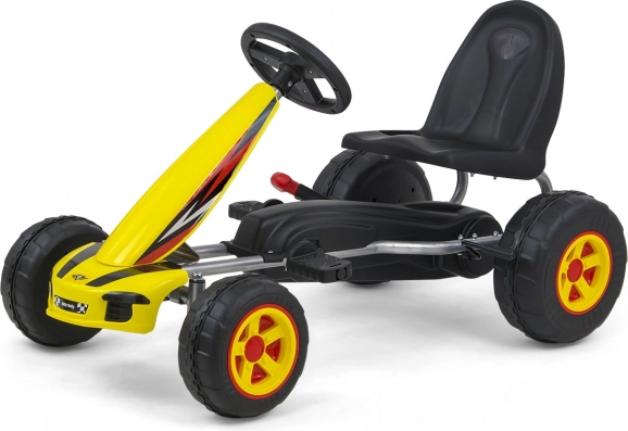 Poganjalni gokart Viper – rumena