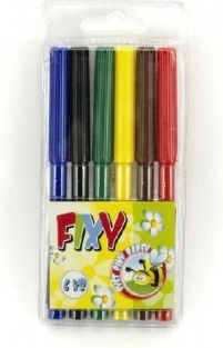 Set barvnih flomastrov Wiky 6 kosov