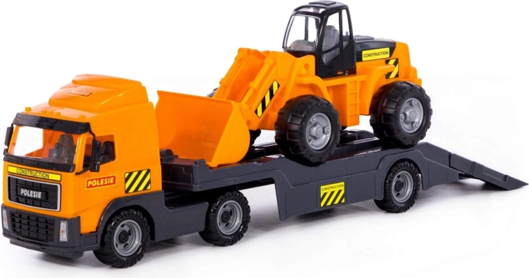 Separate front loader with movable bucket