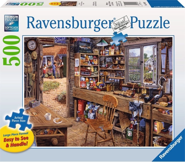 Ravensburger sestavljanka Očetova delavnica XXL 500 kosov