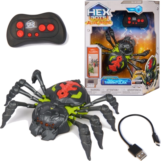 Hex Bots wall crawler spideroid – daljinsko voden robotski pajek, ki pleza po stenah