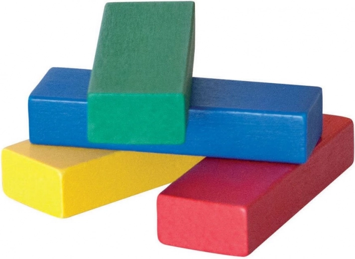 Colorful wooden pieces