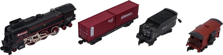 Bogat komplet vagonov za kreativno igro