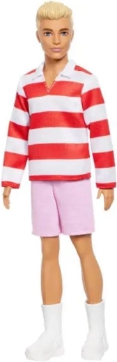 Punčka Barbie Ken Fashionistas v črtastem puloverju