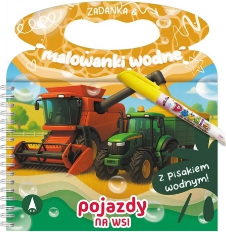Naloge in vodne pobarvanke – vozila na kmetiji