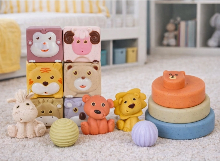 Raznolike teksture in oblike za senzorični razvoj