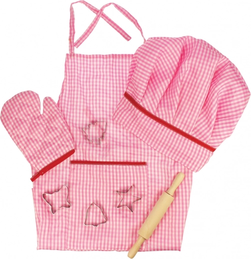 Bigjigs Toys rožnat otroški kuharski set