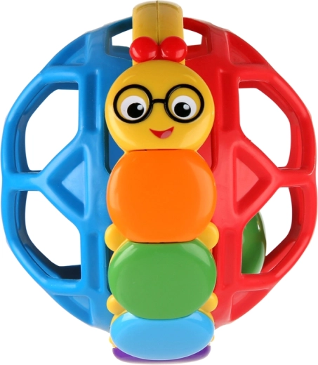 Baby Einstein upogljiva ropotuljica žogica Bendy Ball 3m+