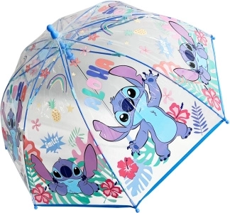 Otroški prozorni ročni dežnik Disney Lilo & Stitch