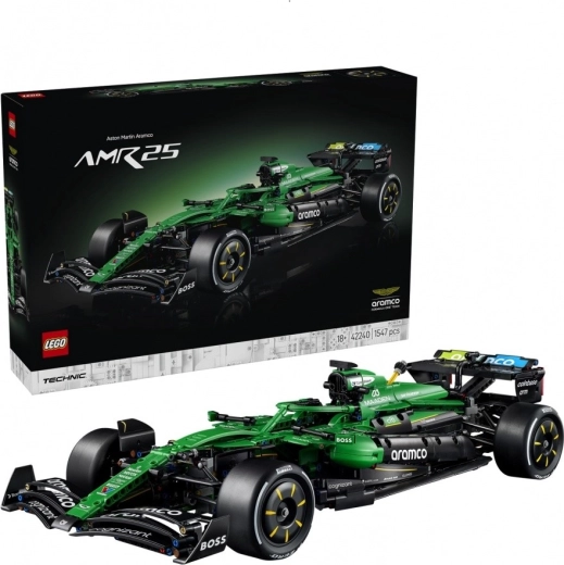 LEGO Technic Aston Martin Aramco AMR25 – dirkalnik F1