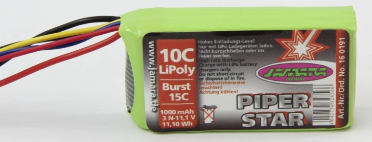 Akumulator za Piper Super Cub EPP 11,1 V 1000 mAh