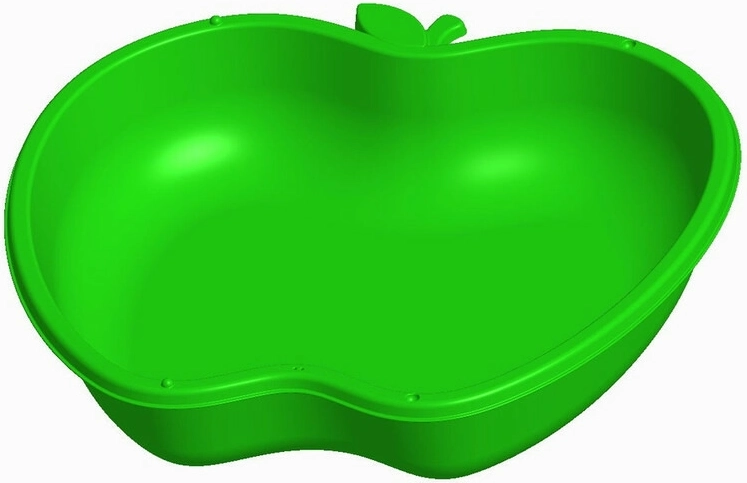 An apple shape that kids enjoy