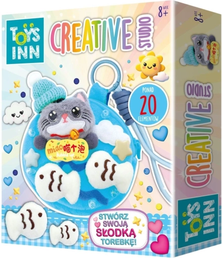 Kreativni komplet Toys Inn modra mini torbica