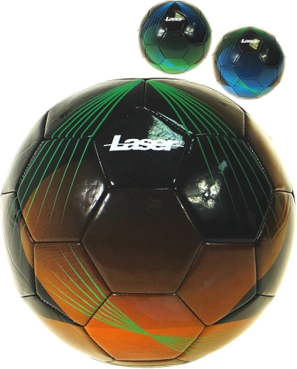 Nogometna žoga Laser velikost 5 s potiskom – 1 kos