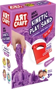Art Craft kinetični pesek vijoličen 500 g