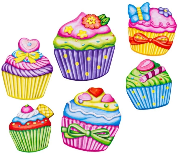 6 cute cupcake/muffin designs