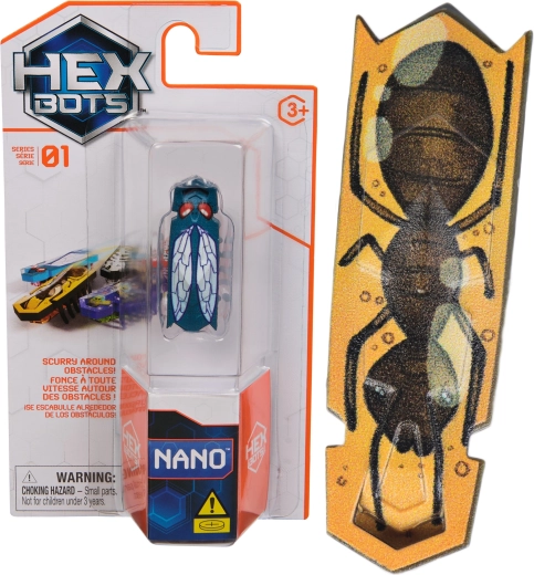 Spin Master HEX BOTS Nano mini robotski hrošč – serija 1 (mešano)