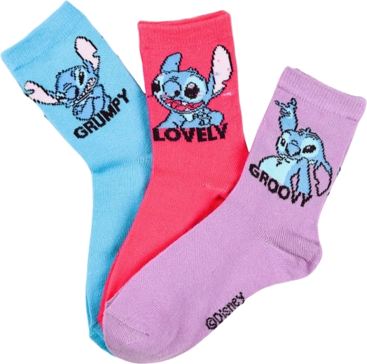 Disney Lilo & Stitch otroške nogavice Stitch (6 parov) – Velikost: 31-34