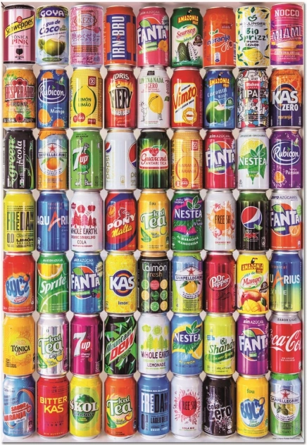 Sestavljanka Pločevinke 500 kosov