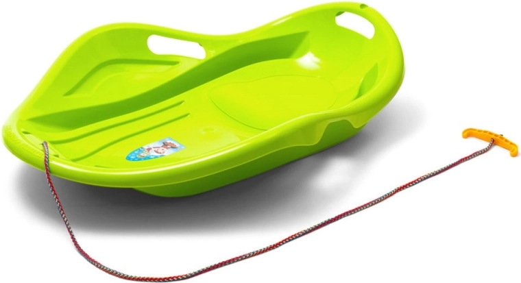 Otroški sankalni drsnik školjka Baby Mix Premium Komfort 80 cm zelen