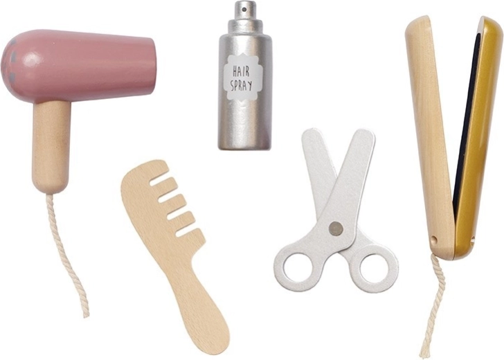 Complete equipment for playing hair salon