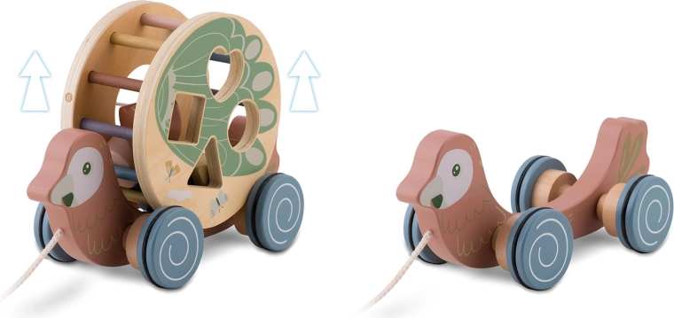 2 v 1: papagaj + samostojna sortirka