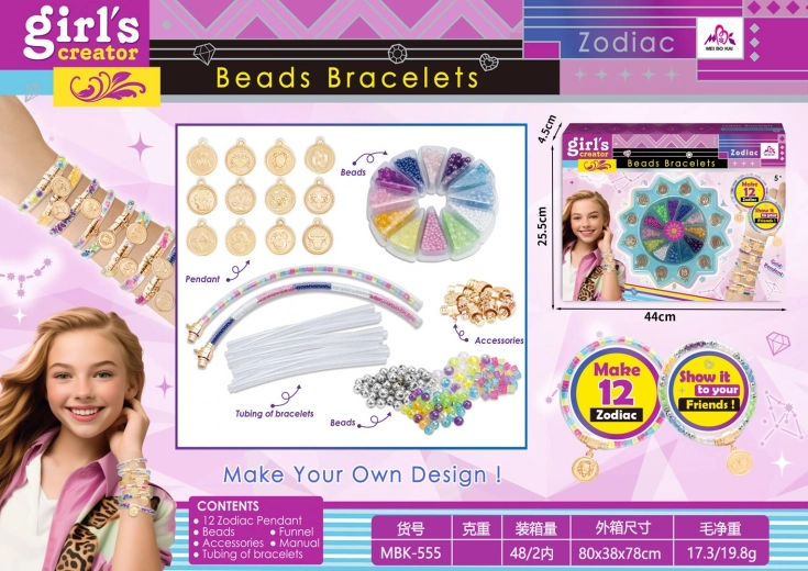 Mega komplet za izdelavo zapestnic za otroke