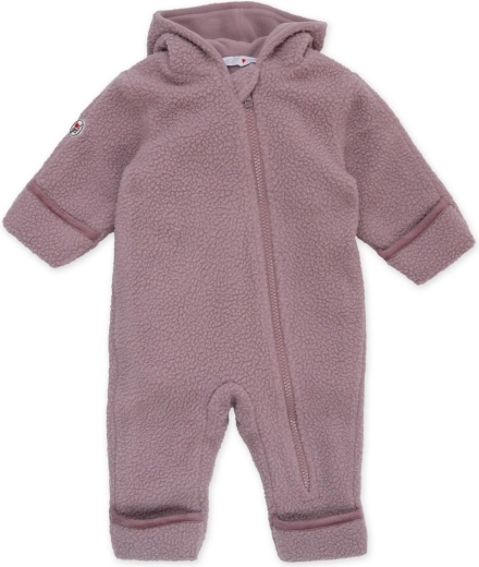 Lodger winter snowsuit teddy rose 0–3 months