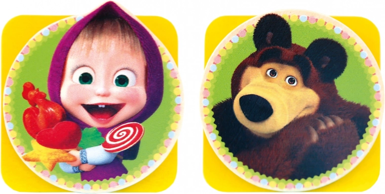 Magnetni sponka Maša in medved