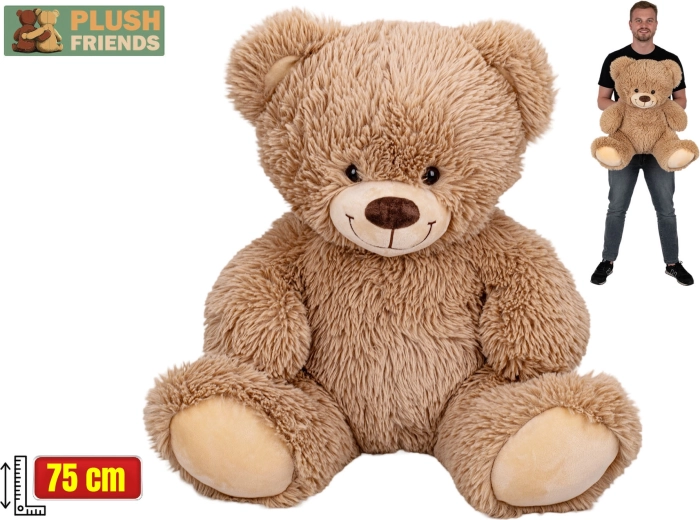 Plišasti medved bež 75 cm Plush Friends