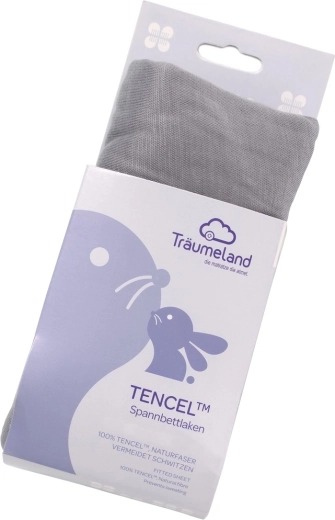 Träumeland napenjalna rjuha Tencel 40 × 90 cm temno siva